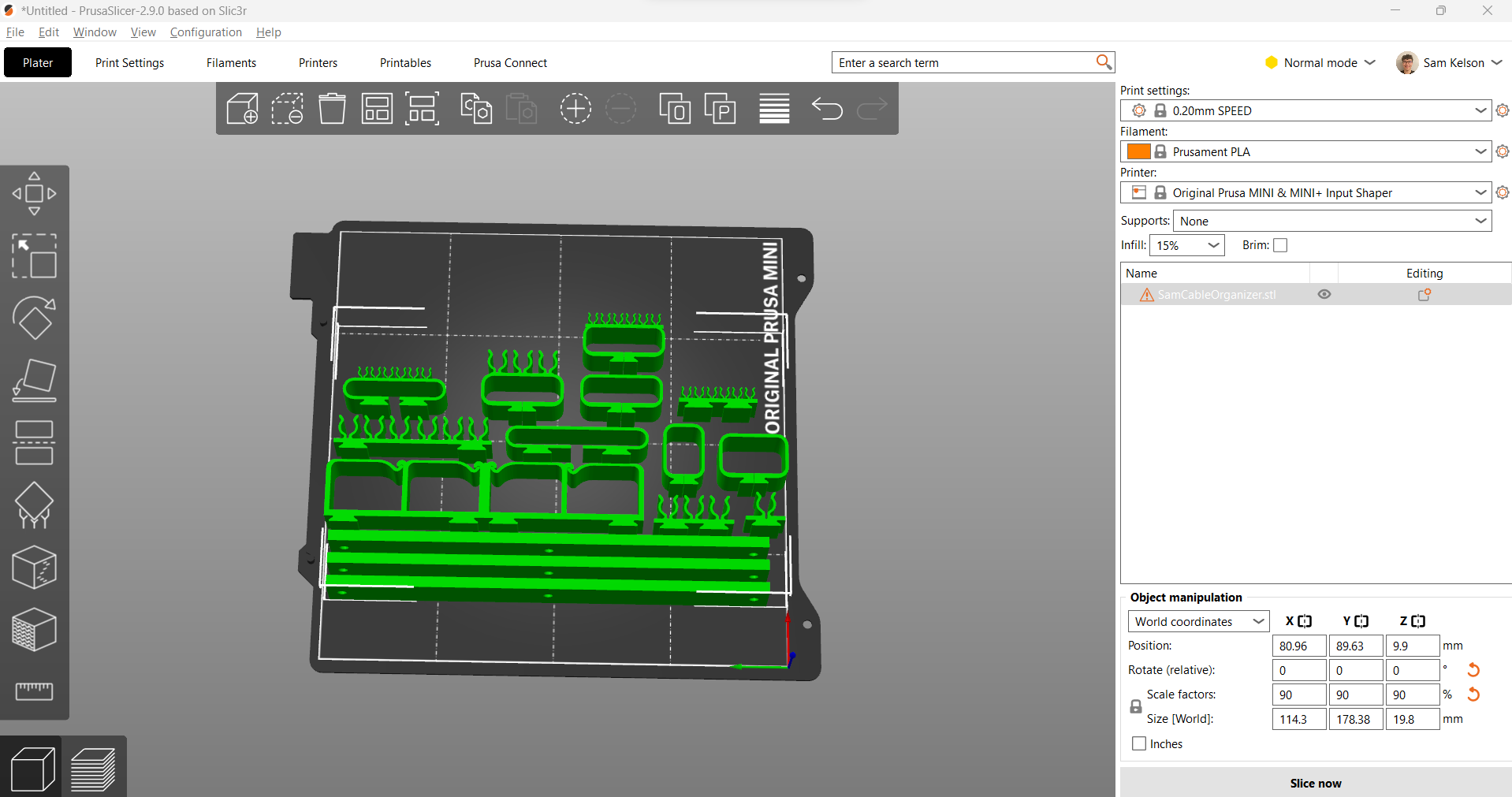 Prusa Pre-Slice