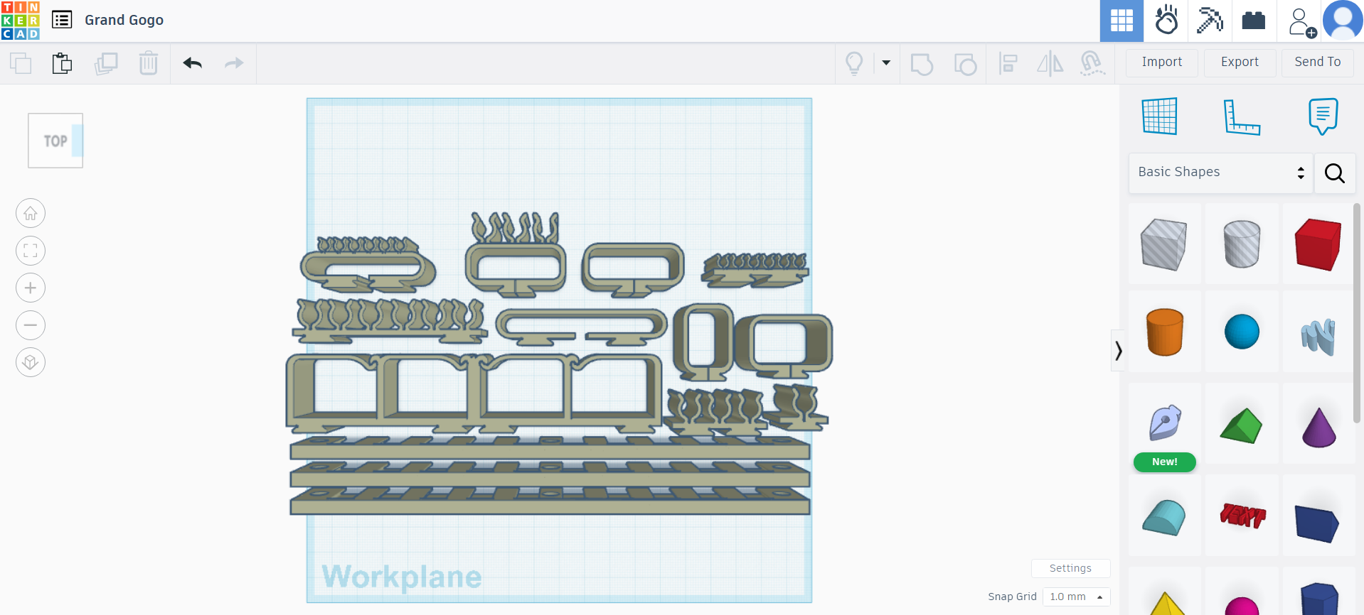 Initial Tinkercad