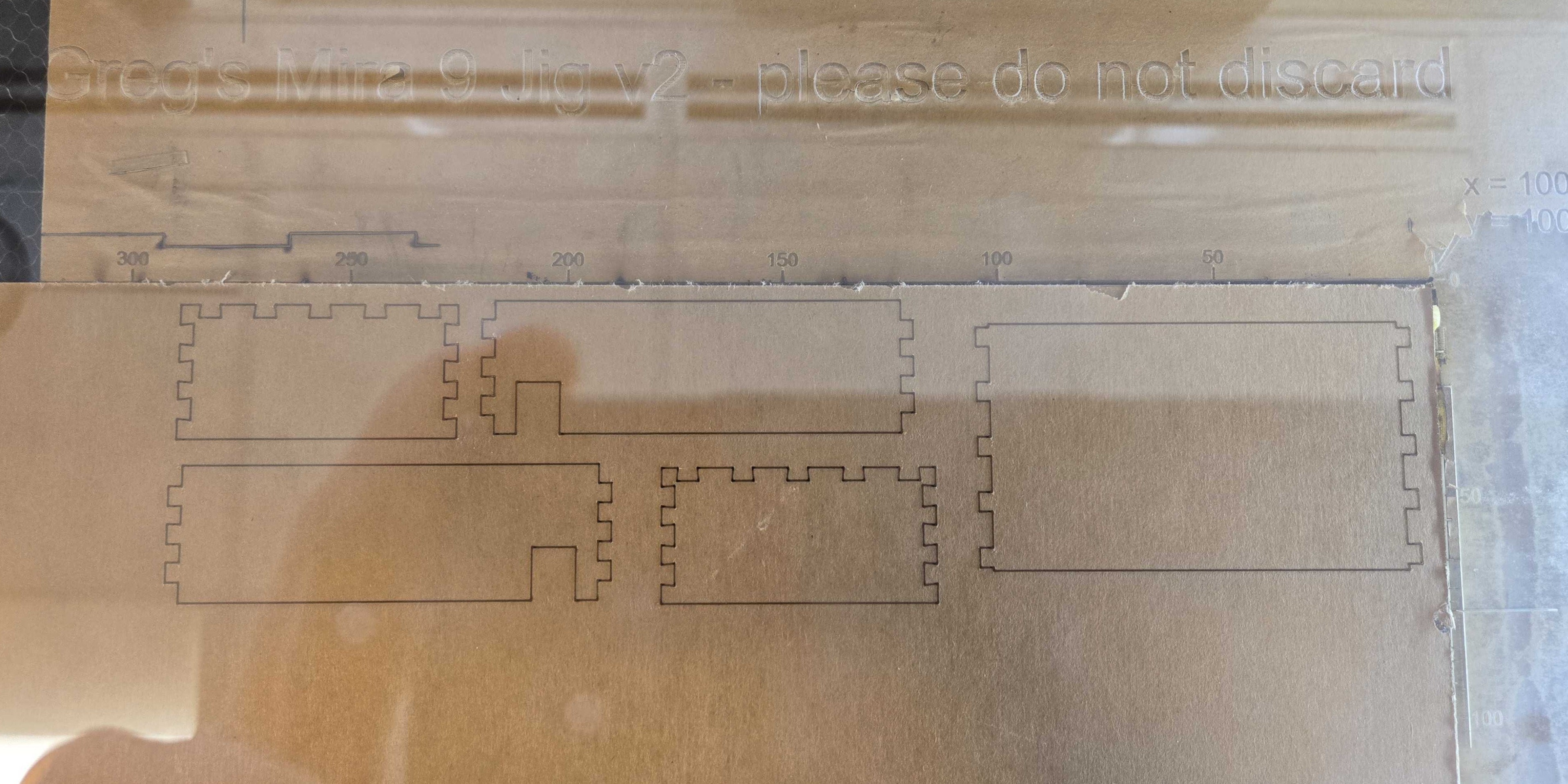 Laser Cut Box in Laser Cutter