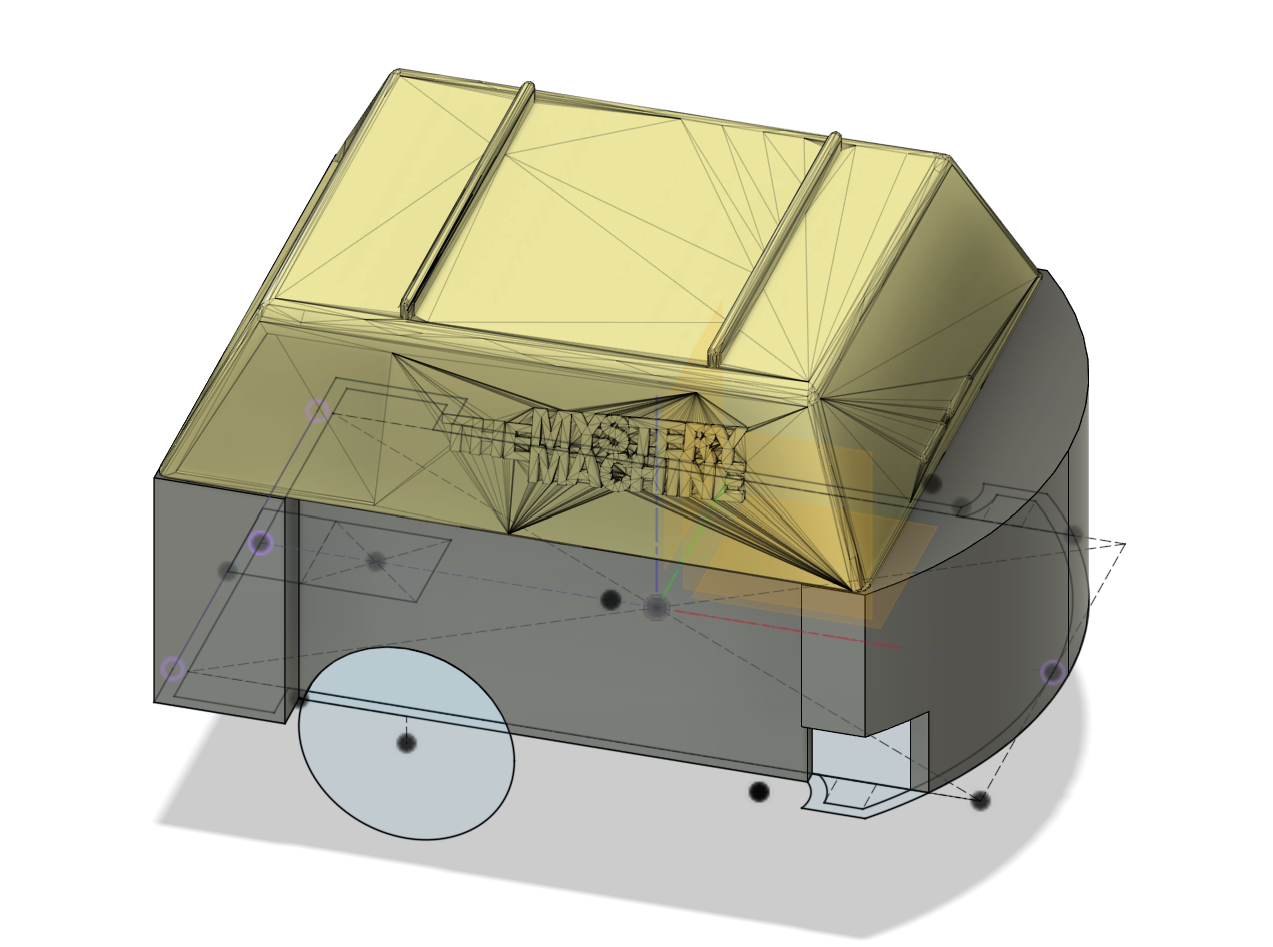 Mystery Machine Enclosure in Fusion