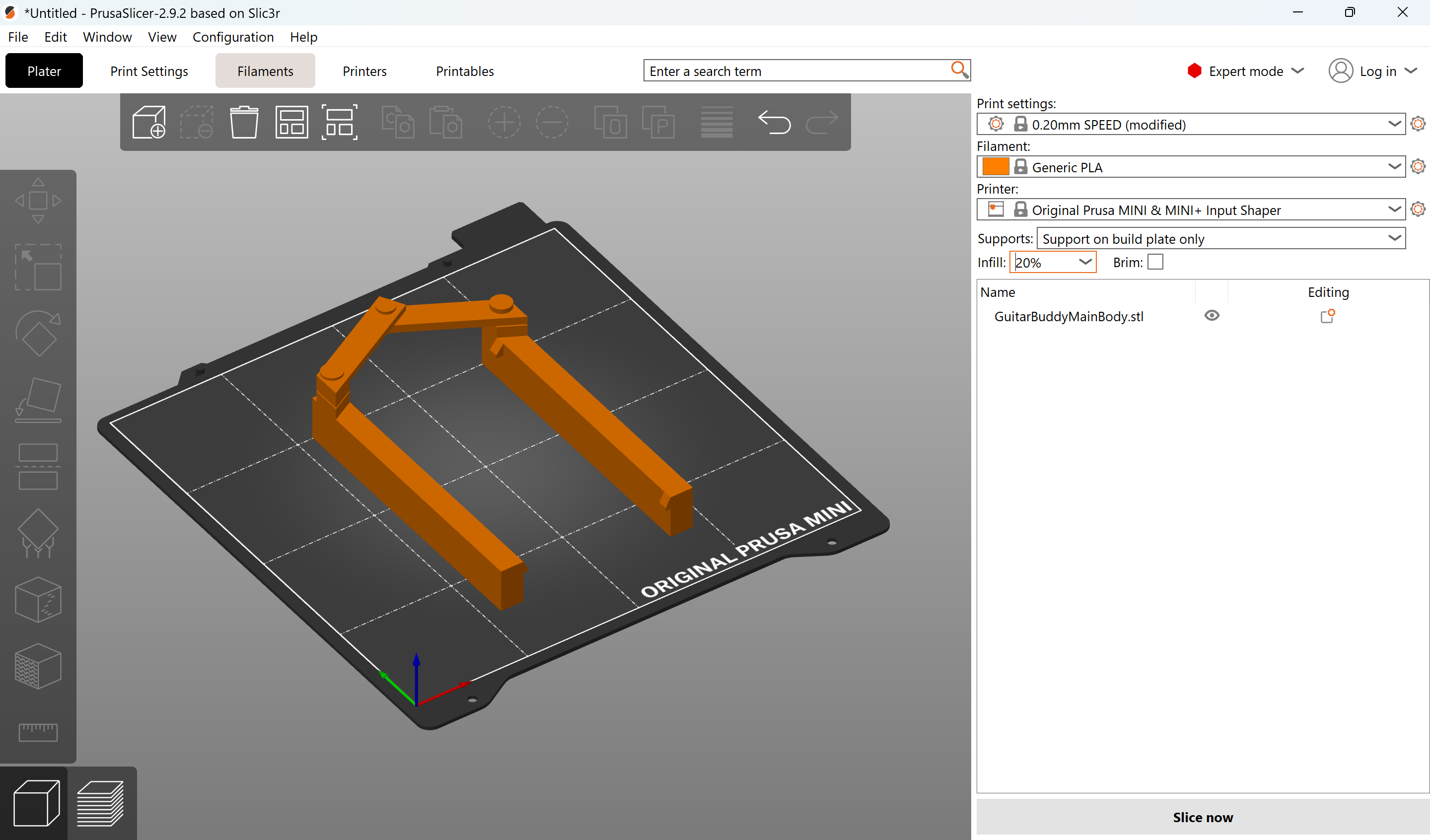 Main Body in Slicer